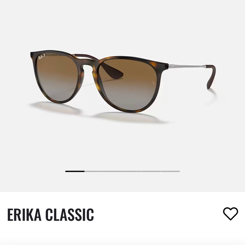 Ray-Ban Women's Erika Round Brown Sunglasses - Picture 8 of 9